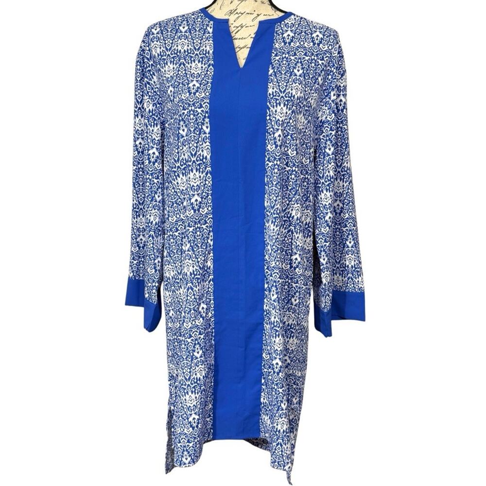 Coolibar Tunic Dress Cover Up Size S Blue UPF 50+ Sun Protection Lightweight